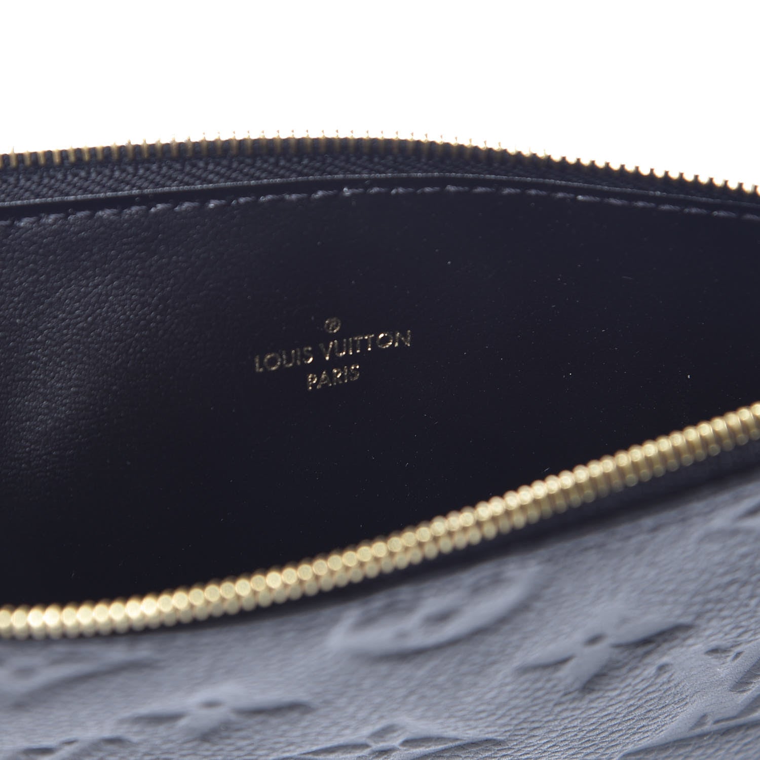 Louis Vuitton Empreinte Felicie Chain Wallet Zippered Insert Black 6 of 6
