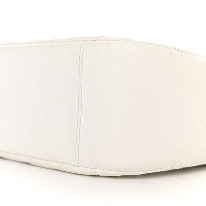 Chanel Caviar Quilted Hobo White 10 of 20