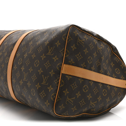 Louis Vuitton Monogram Keepall Bandouliere 55 9 of 9