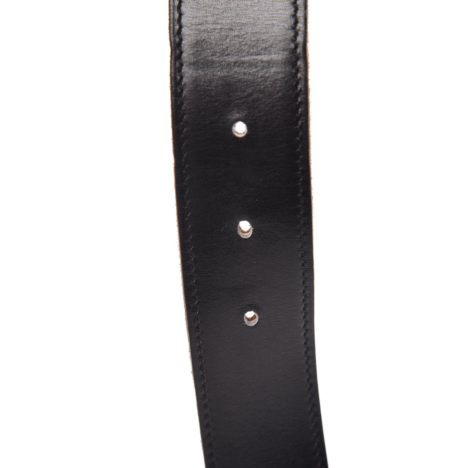 Hermes Box Togo 32mm H Belt 95 Black Gold 6 of 8