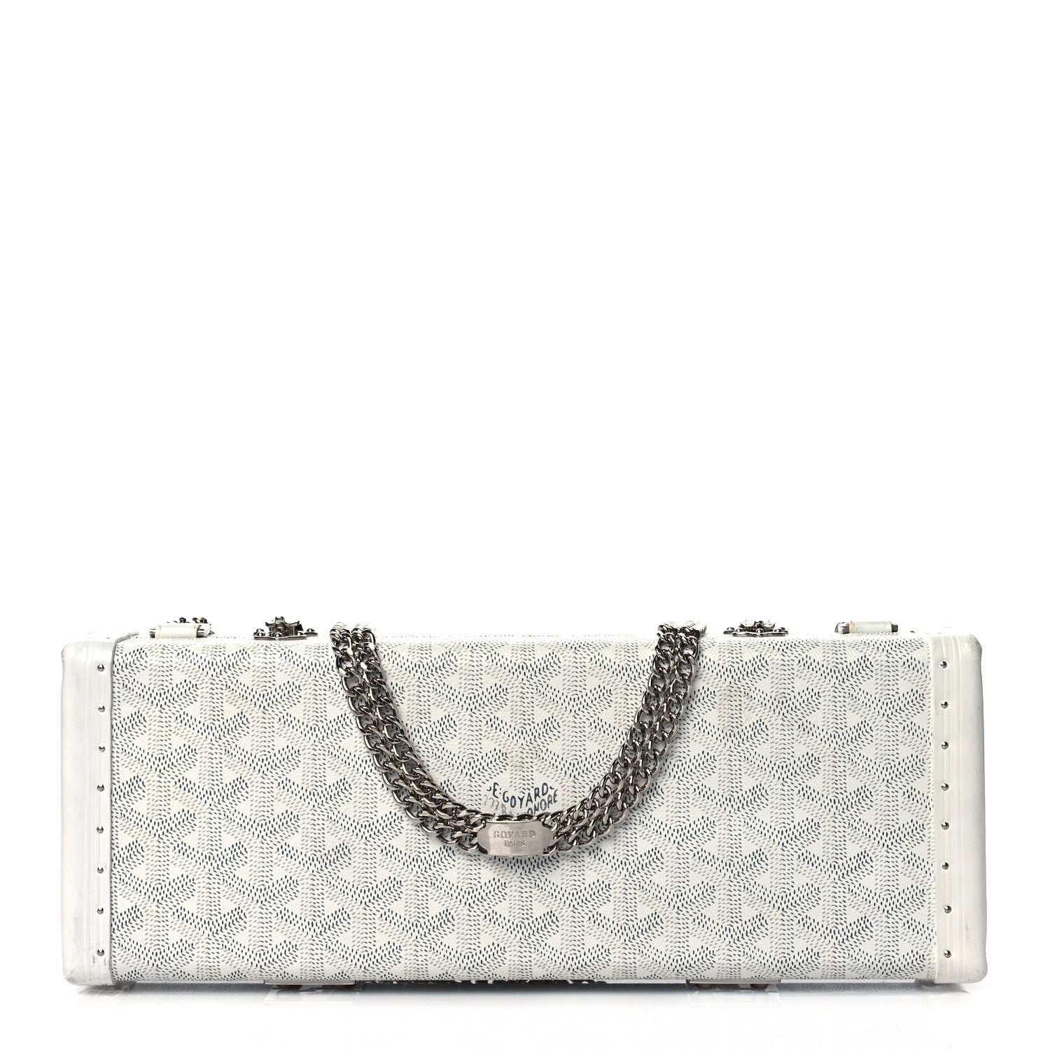 Goyard Goyardine Saint Honore Clutch White 1 of 12