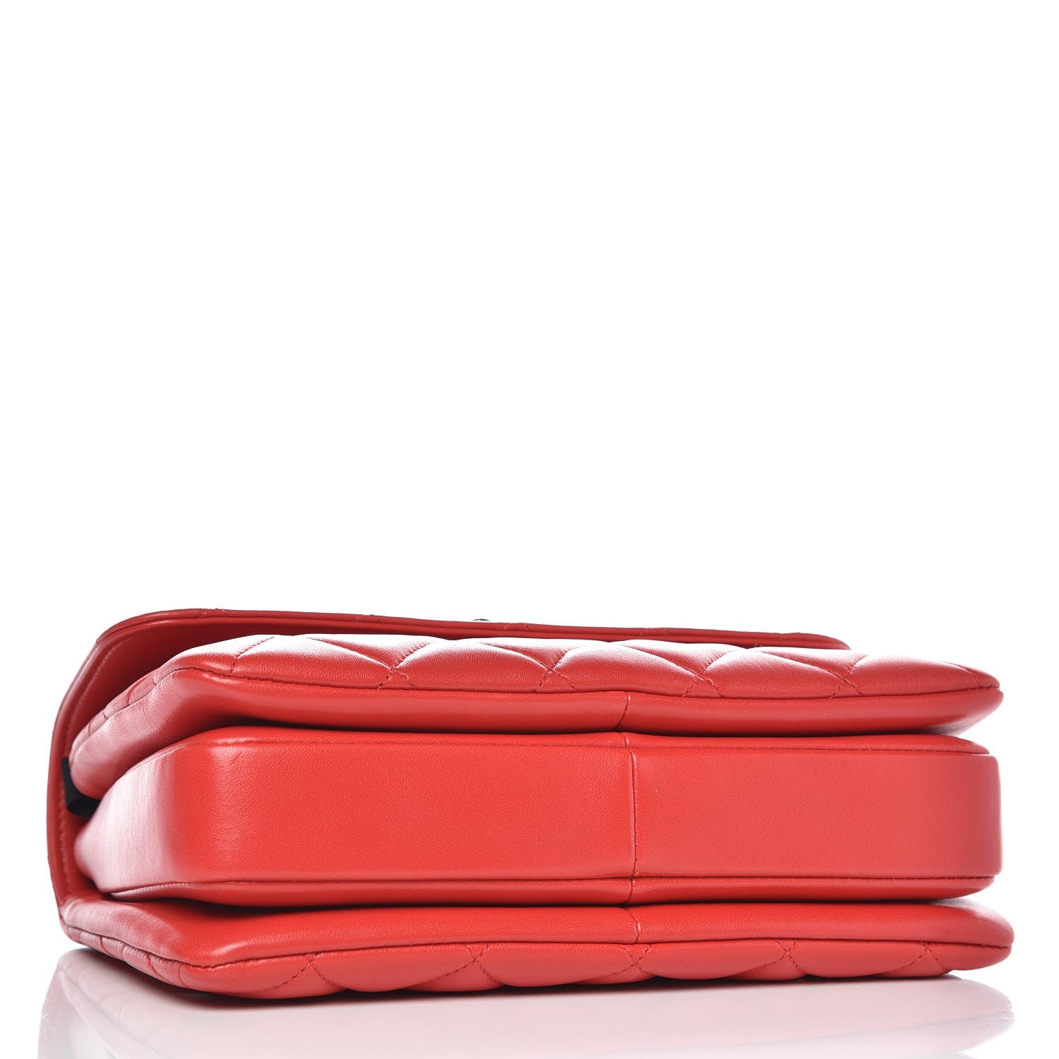 Chanel Lambskin Quilted Small Trendy CC Dual Handle Bag Red 4 of 7