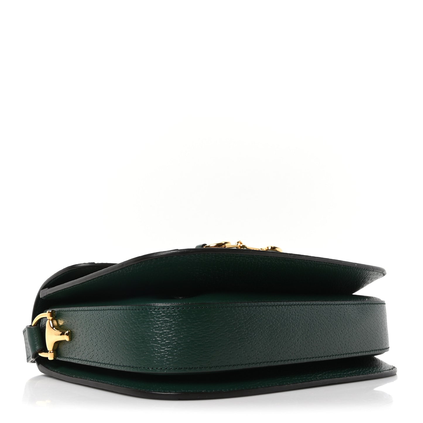 Monogram Jumbo GG 100th Anniversary Horsebit 1955 Shoulder Bag Green Multicolor
