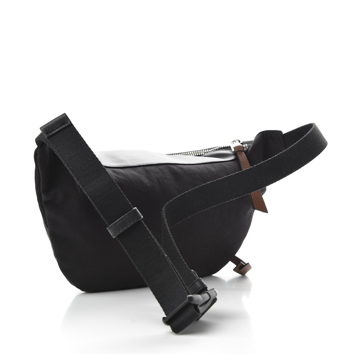 Loewe Calfskin Nylon Belt Bag Black 3 of 8