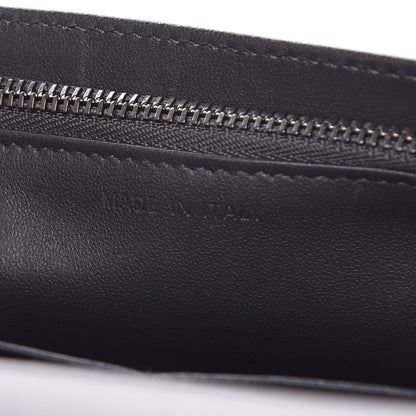 Christian Dior Metallic Patent Micro-Cannage Diorama Wallet on Chain Pouch Black 7 of 9