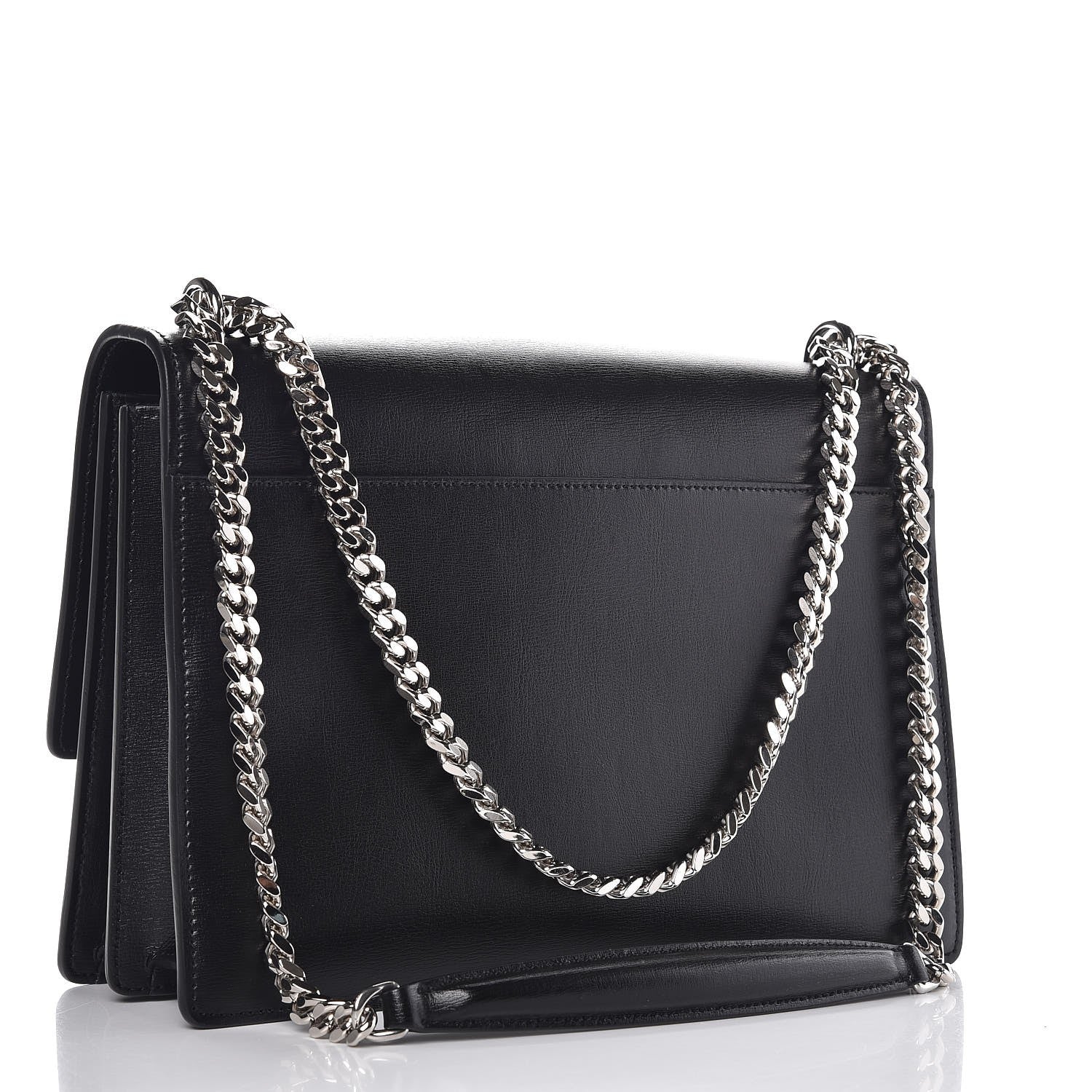 Saint Laurent Calfskin Large Monogram Sunset Black 4 of 7
