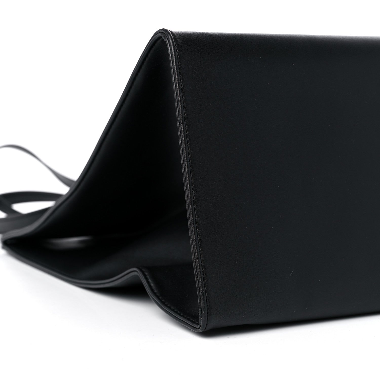 Telfar Vegan Leather Large Shopping Bag Black 8 of 9