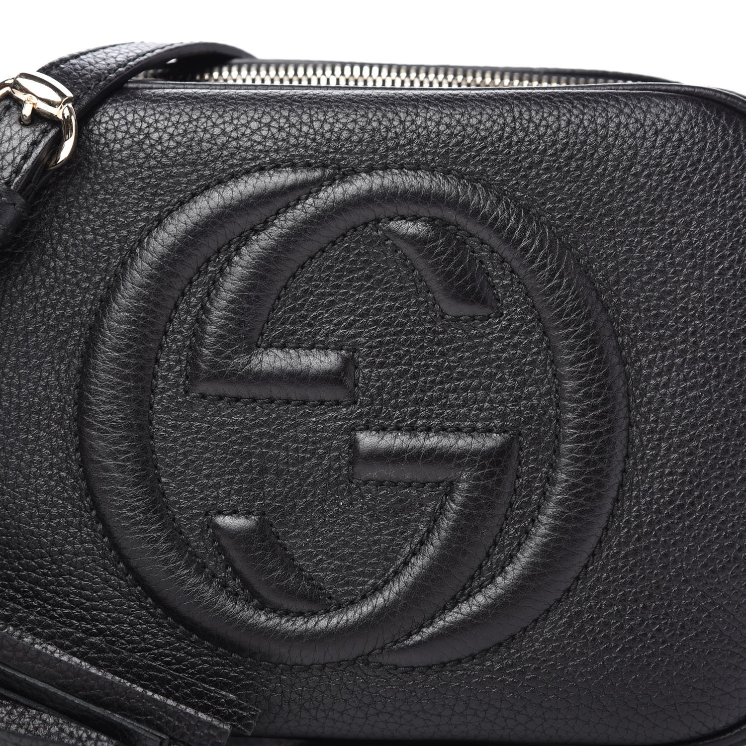 Gucci Pebbled Calfskin Small Soho Disco Bag Black 10 of 10