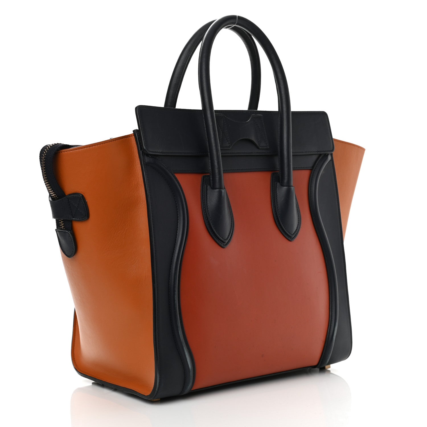 Celine Smooth Calfskin Micro Tri-Color Luggage Brick 3 of 17