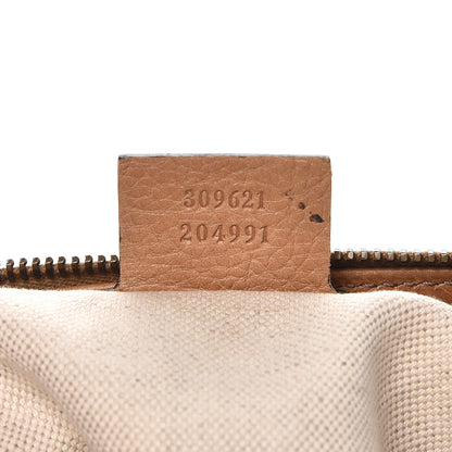 Gucci Monogram Web Medium Rania Top Handle Bag Sand 8 of 10