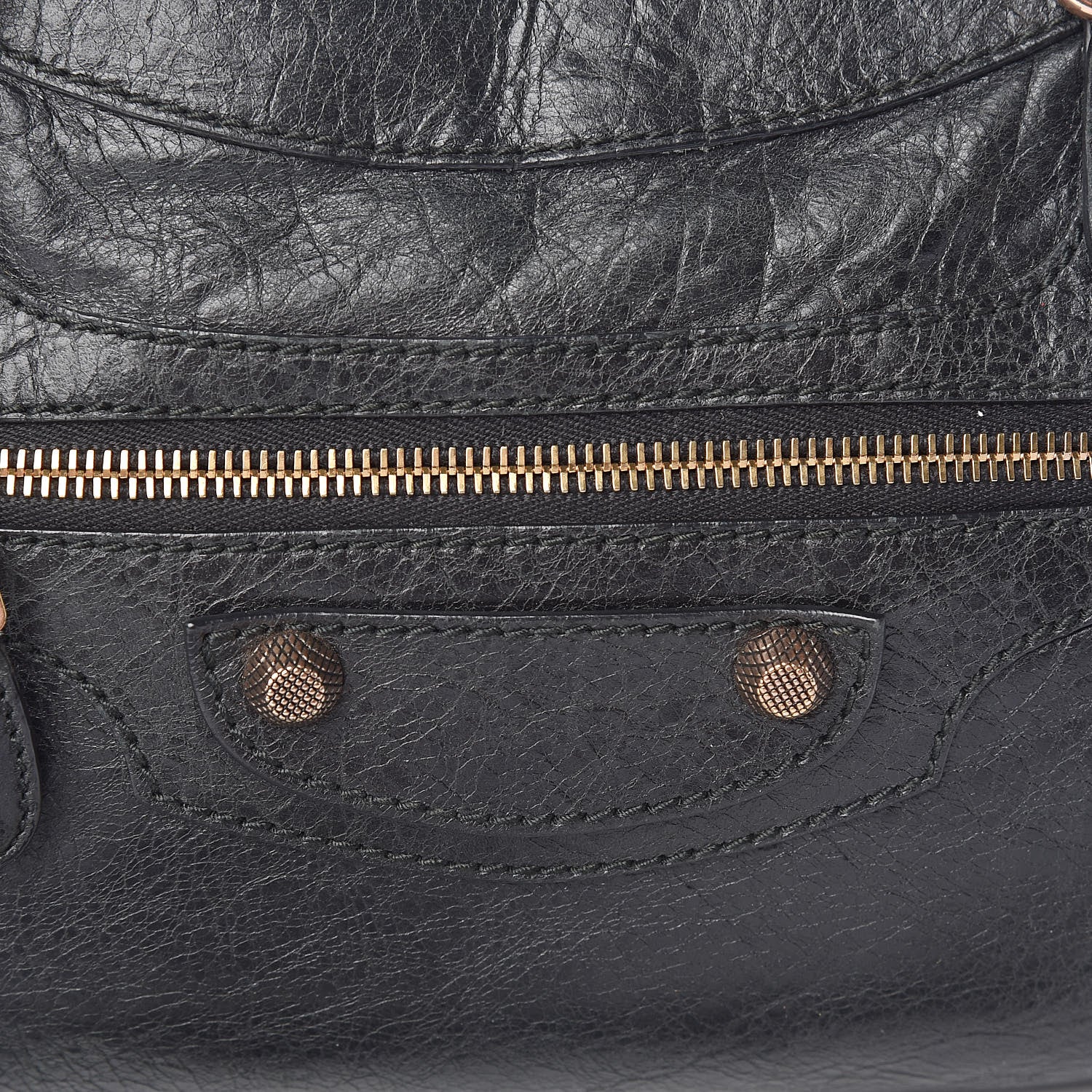 Balenciaga Agneau Giant 12 Rose Gold Hardware First Black 8 of 10