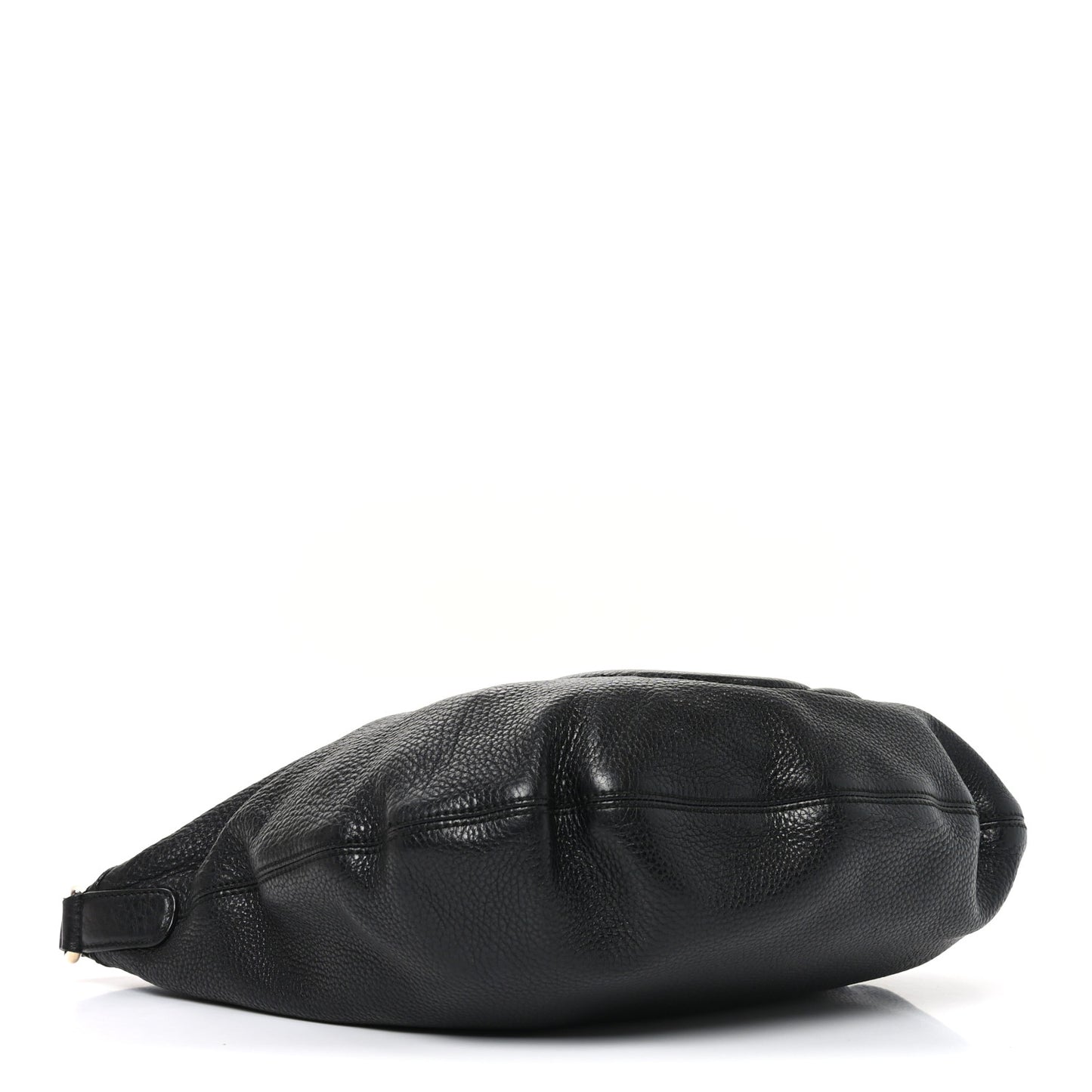 Pebbled Calfskin Medium Soho Hobo Black