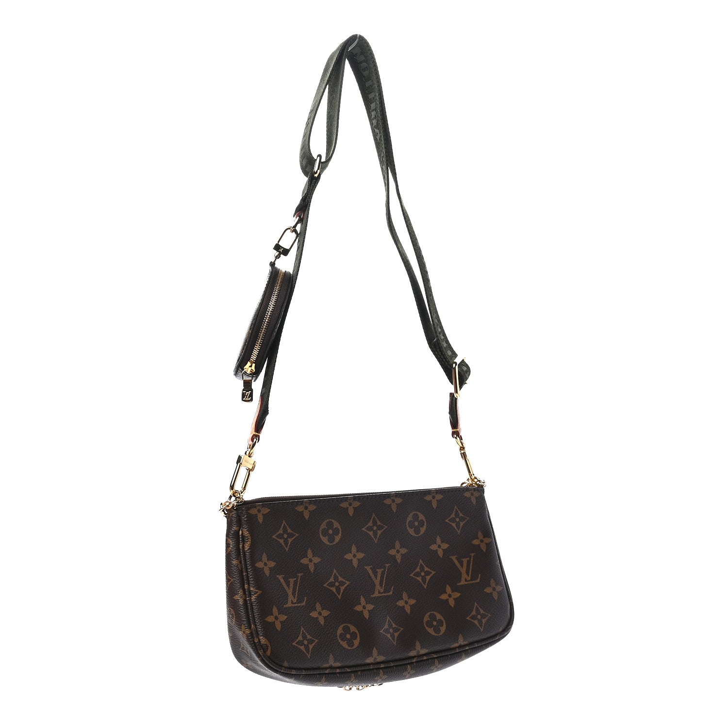 Louis Vuitton Monogram Multi Pochette Accessories Kaki 3 of 10