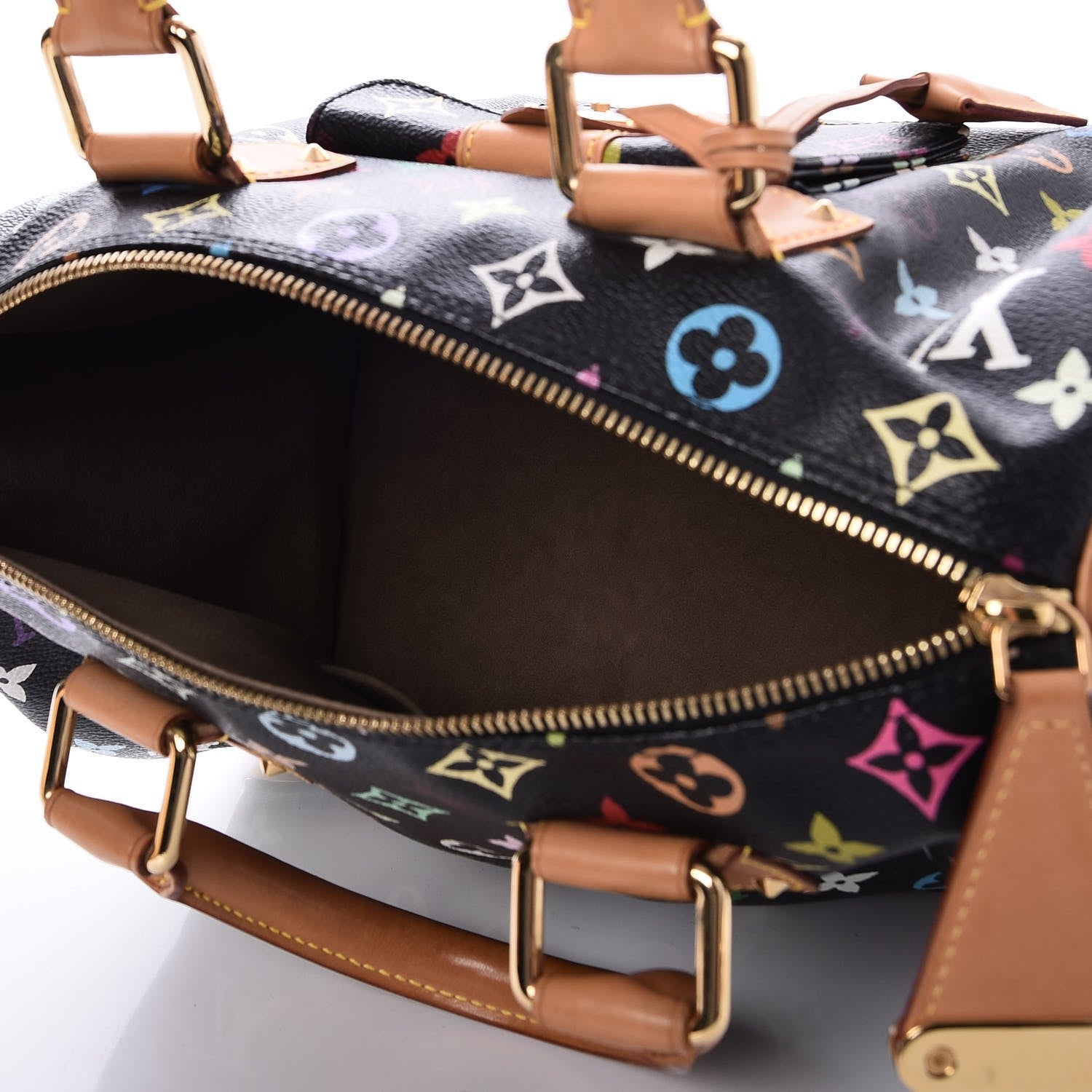 Louis Vuitton Monogram Multicolor Speedy 30 Black 5 of 7