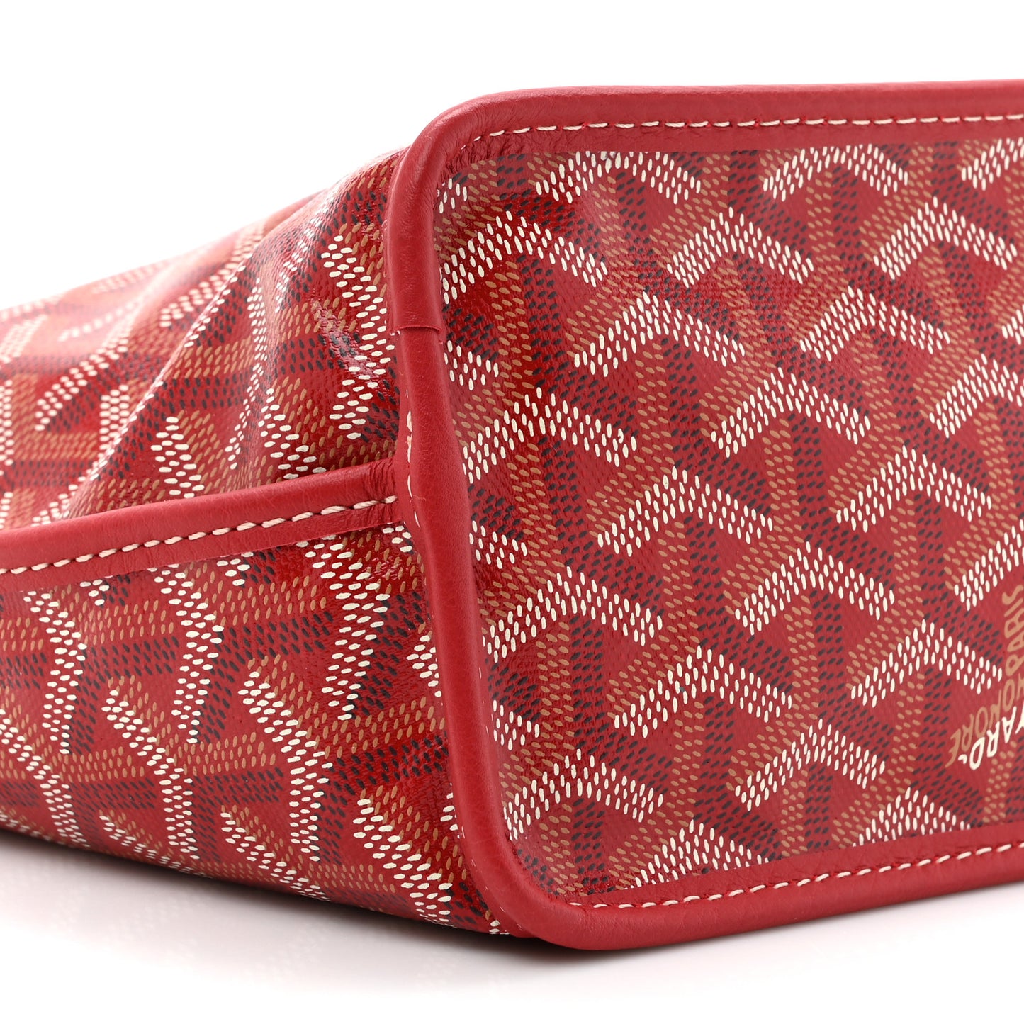 Goyardine Reversible Mini Anjou Red