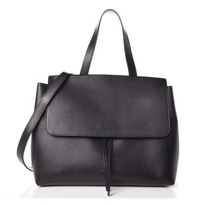 Mansur Gavriel Calfskin Lady Bag Black Royal 1 of 10