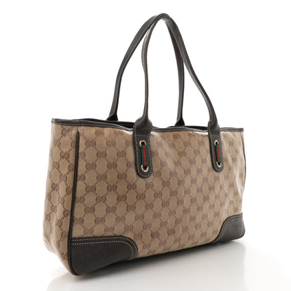 Gucci Crystal Monogram Medium Princy Tote Dark Brown 3 of 14