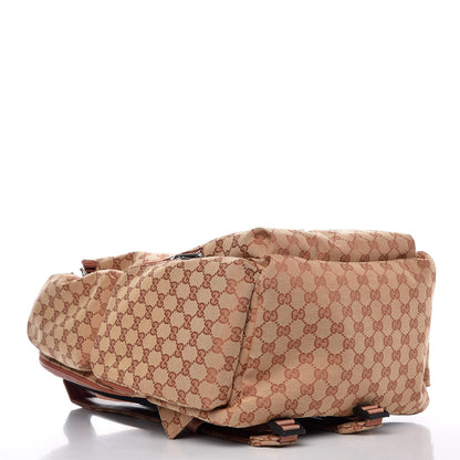 Gucci X MLB GG Monogram LA Dodgers Large Backpack Beige Ruggine Ivory 4 of 10