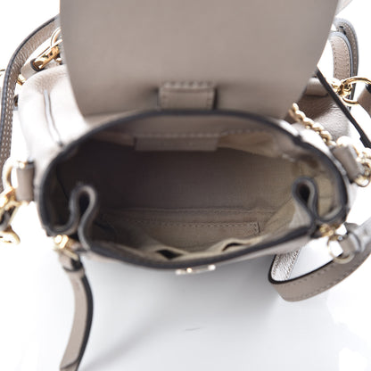 Chloe Suede Calfskin Mini Faye Backpack Motty Grey 8 of 13