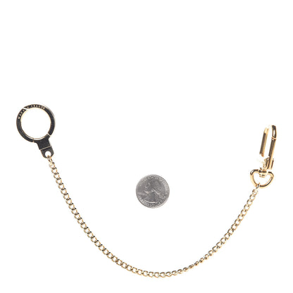 Louis Vuitton Metal Pochette Extender Key Ring Chain Gold 2 of 2