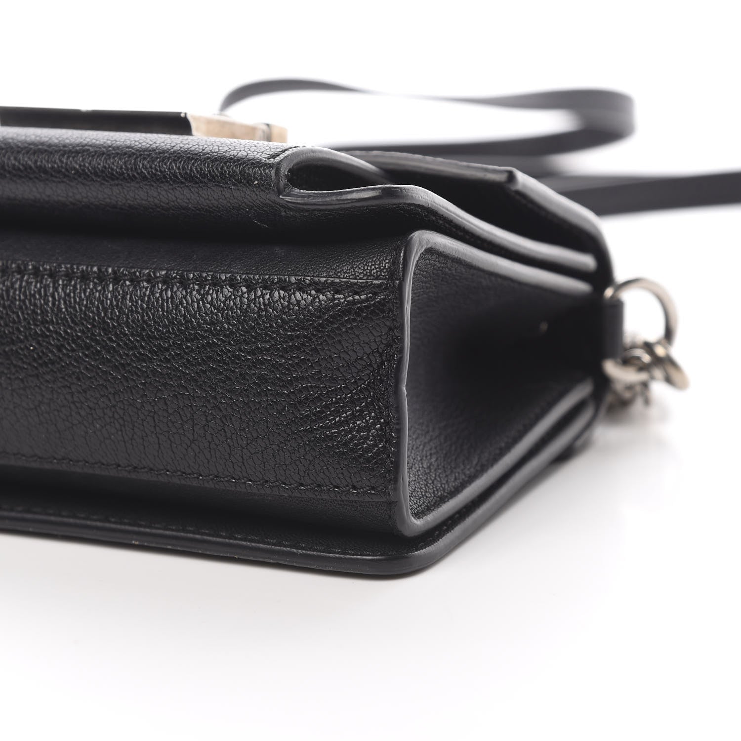 Givenchy Goatskin Mini GV3 Shoulder Bag Black 11 of 11
