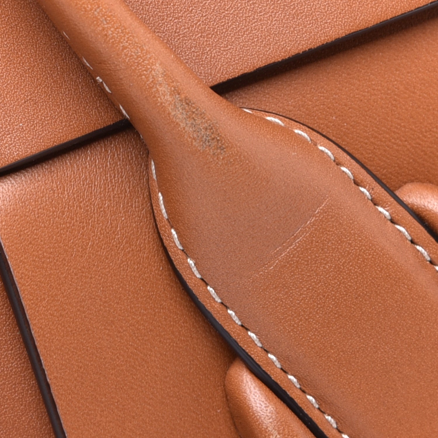Bottega Veneta French Calfskin Maxi Intrecciato Small Arco Wood 10 of 11
