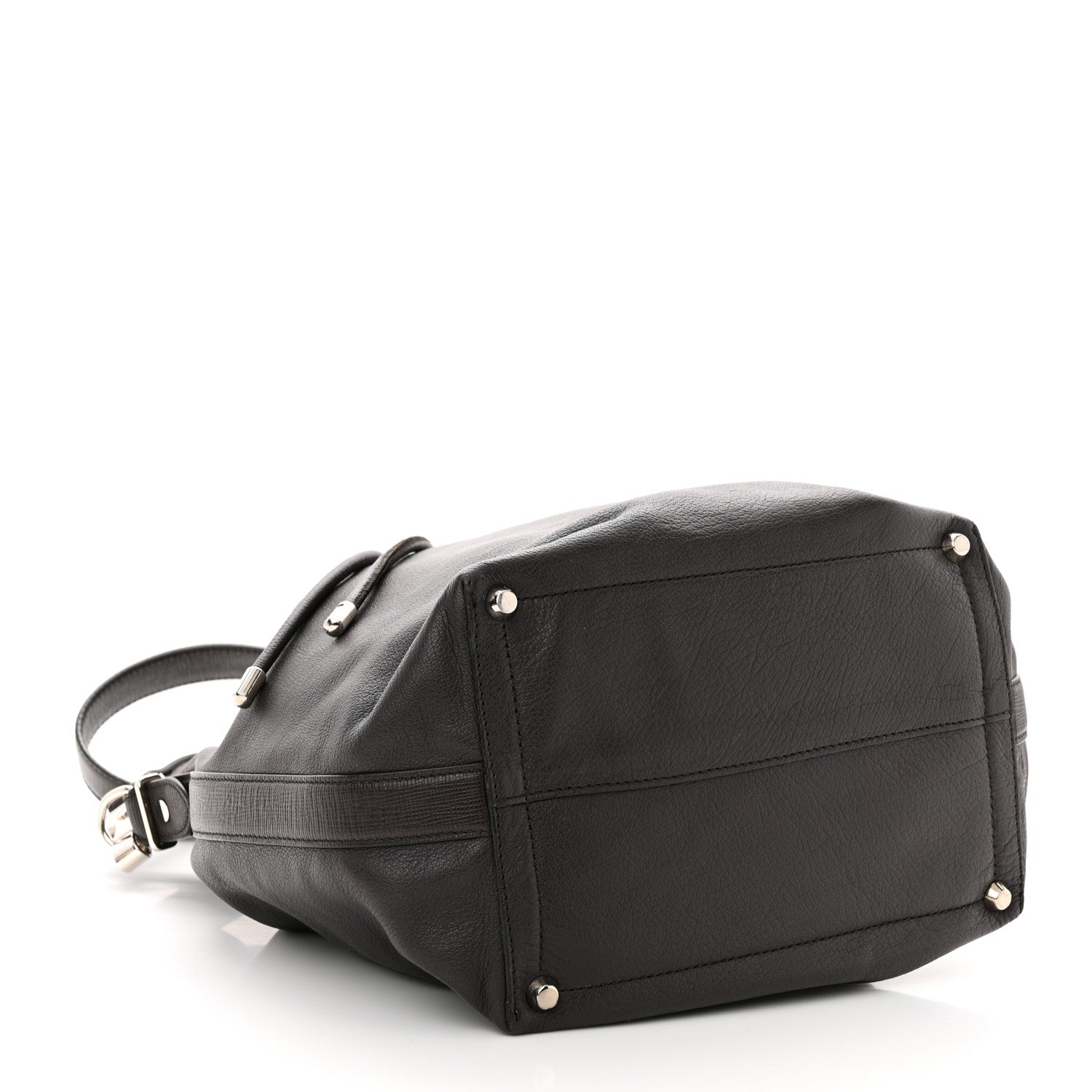 Proenza Schouler Calfskin Buffalo Large Bucket Bag Brown 5 of 14