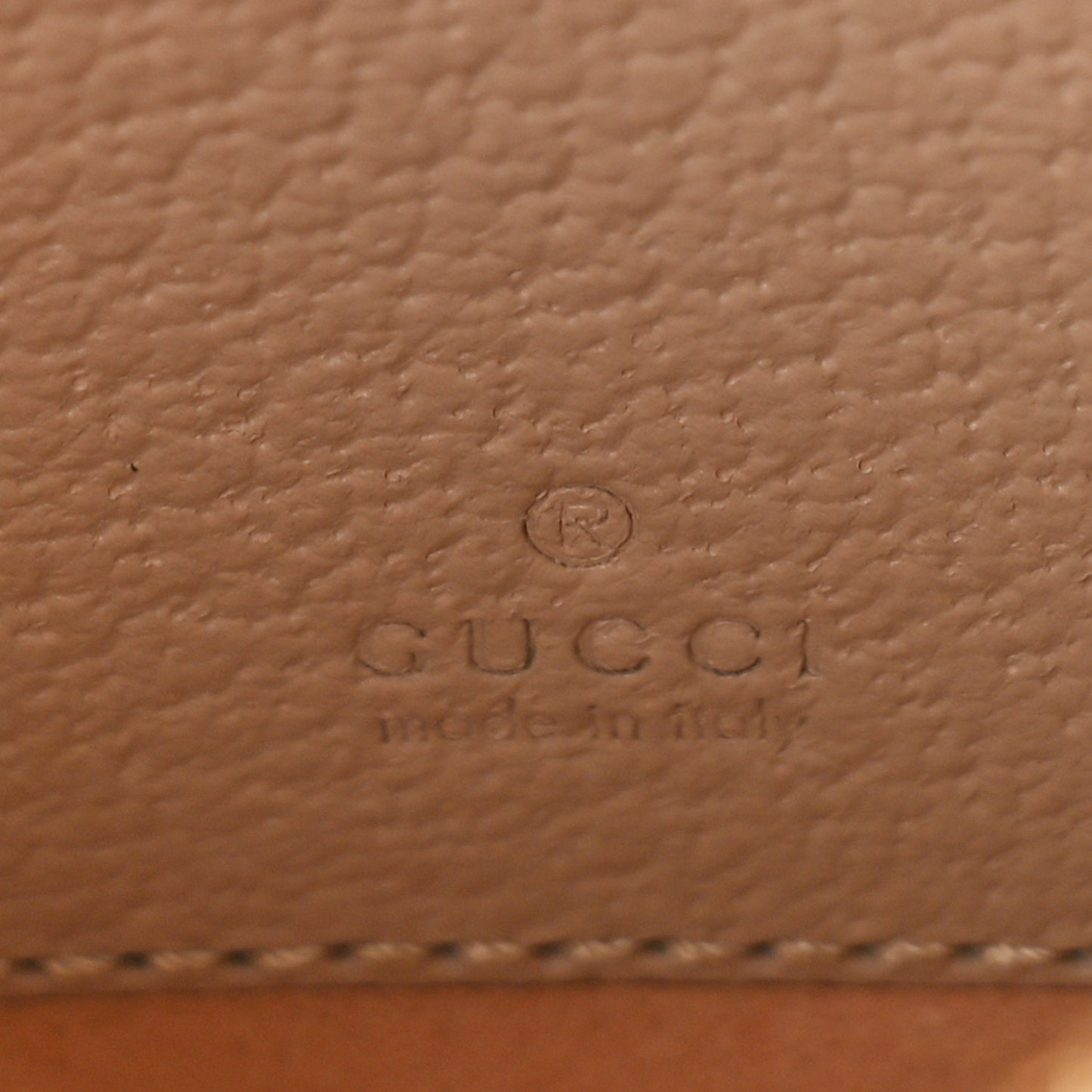 GG Supreme Monogram Textured Dollar Calfskin Mini Retro Interlocking G Half Moon Bag Beige Mystic White Oatmeal