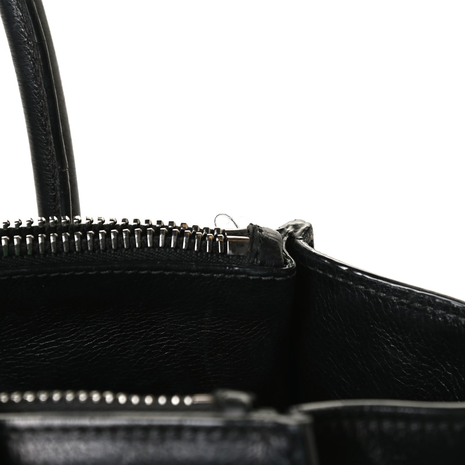Prada Glace Calf Twin Pocket Tote Black 8 of 12
