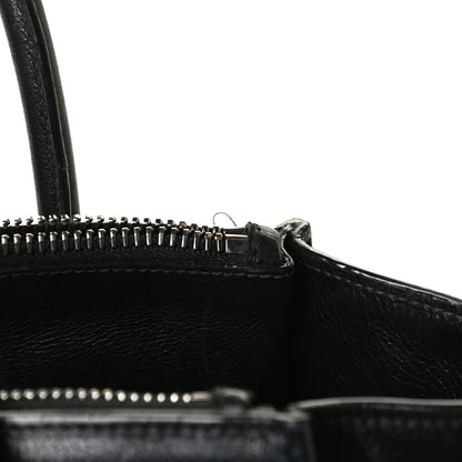 Prada Glace Calf Twin Pocket Tote Black 8 of 12