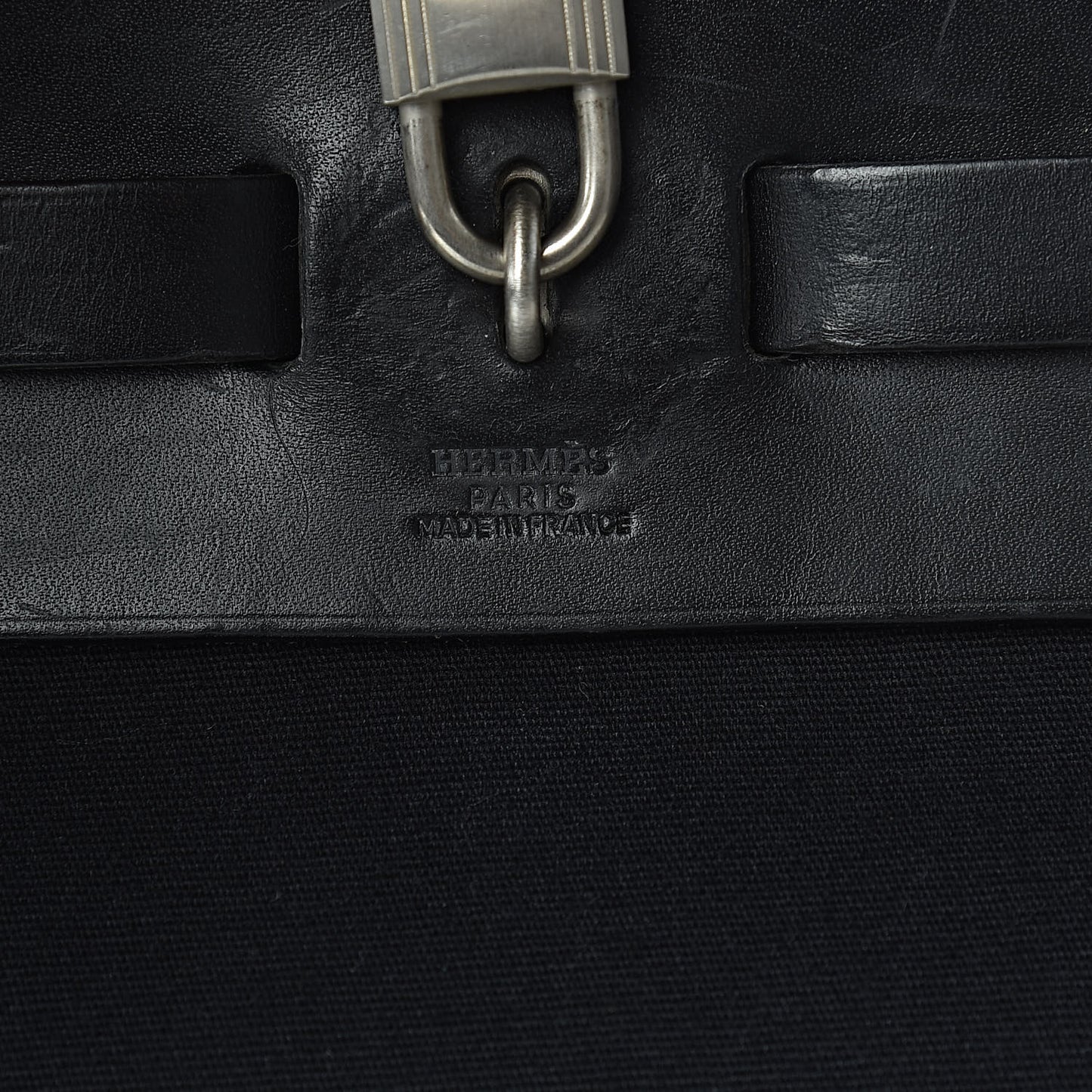 Toile Vache Calfskin Herbag 39 MM Black