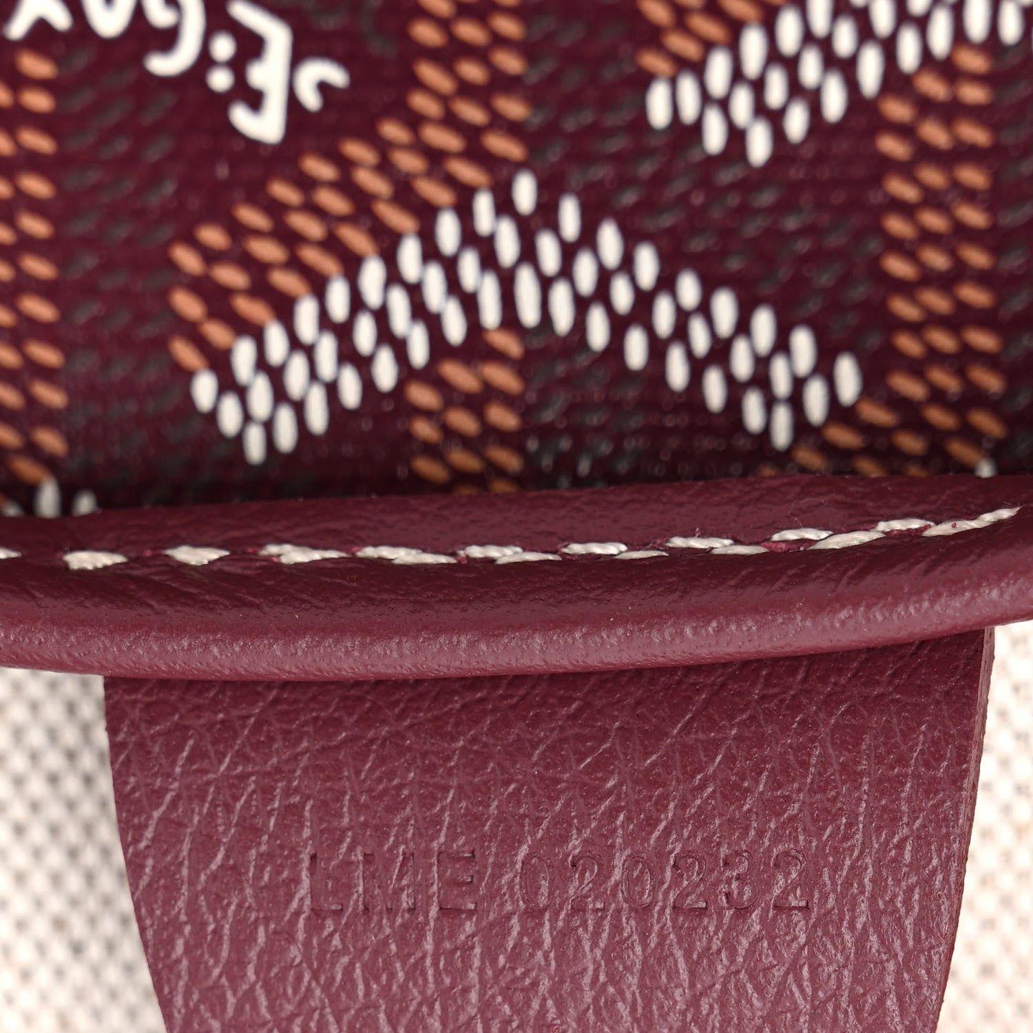 Goyard Goyardine Artois MM Burgundy 7 of 10