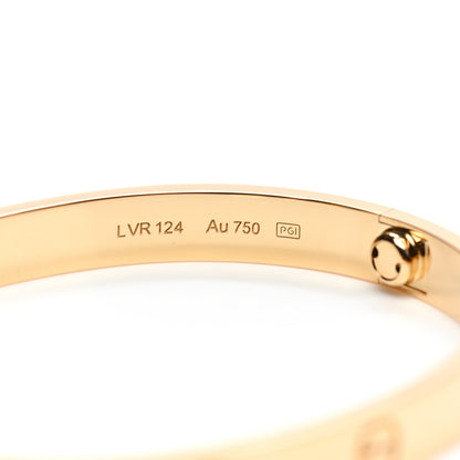 Cartier 18K Yellow Gold LOVE Bracelet 17 5 of 6