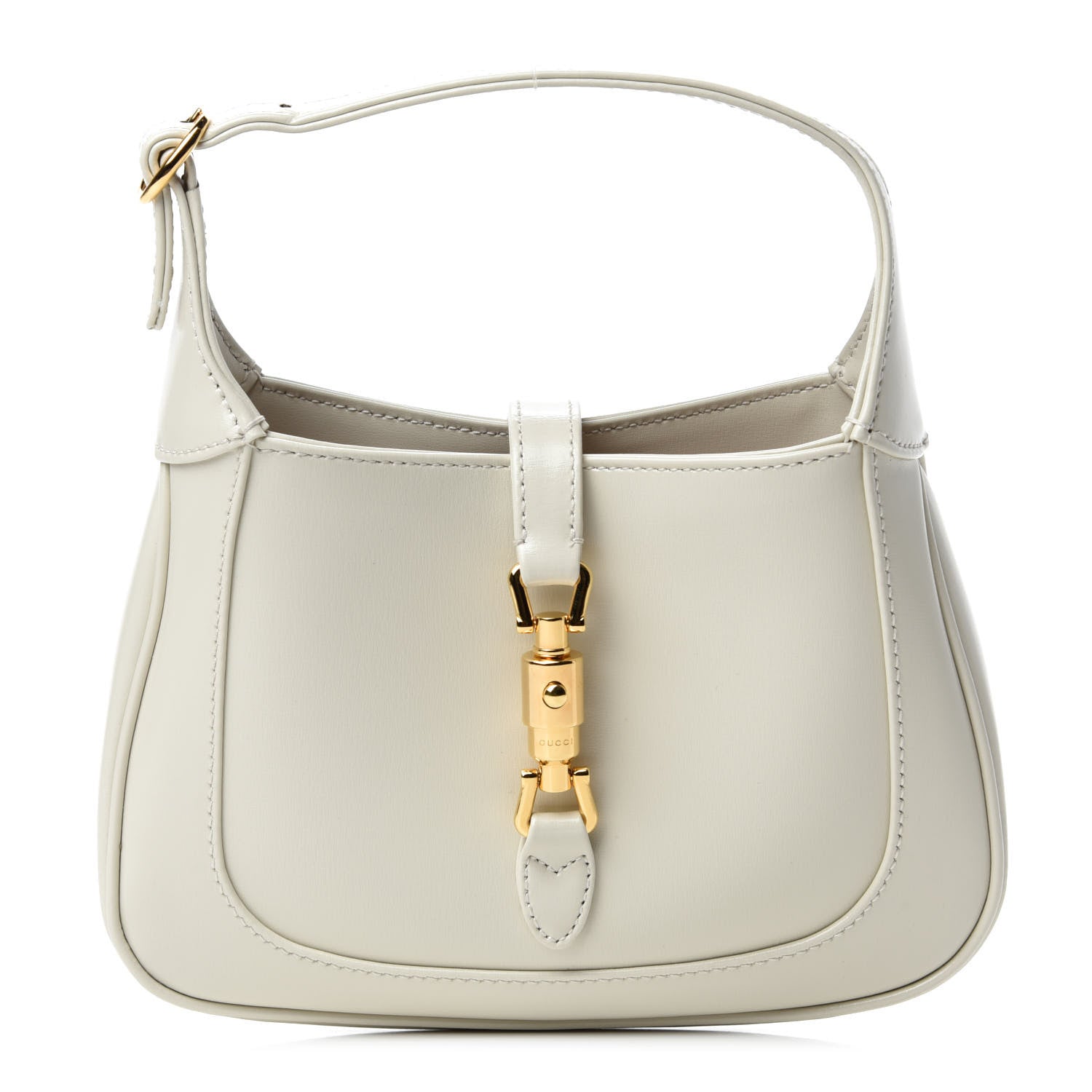 Gucci Boarded Dyana Lux Calfskin Mini Jackie 1961 Hobo Mystic White 1 of 12