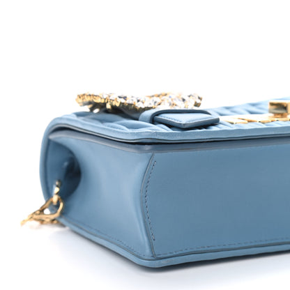 Miu Miu Matelasse Crystal Embellished Shoulder Bag Astrale 8 of 9
