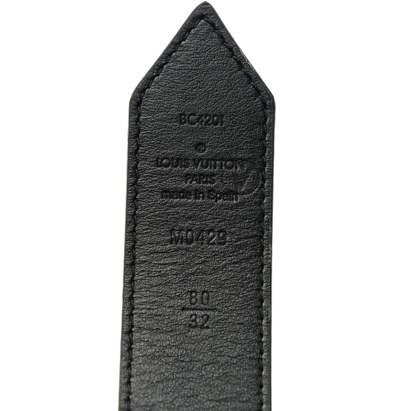Monogram 30mm Everyday LV Chain Belt 80 32 Black