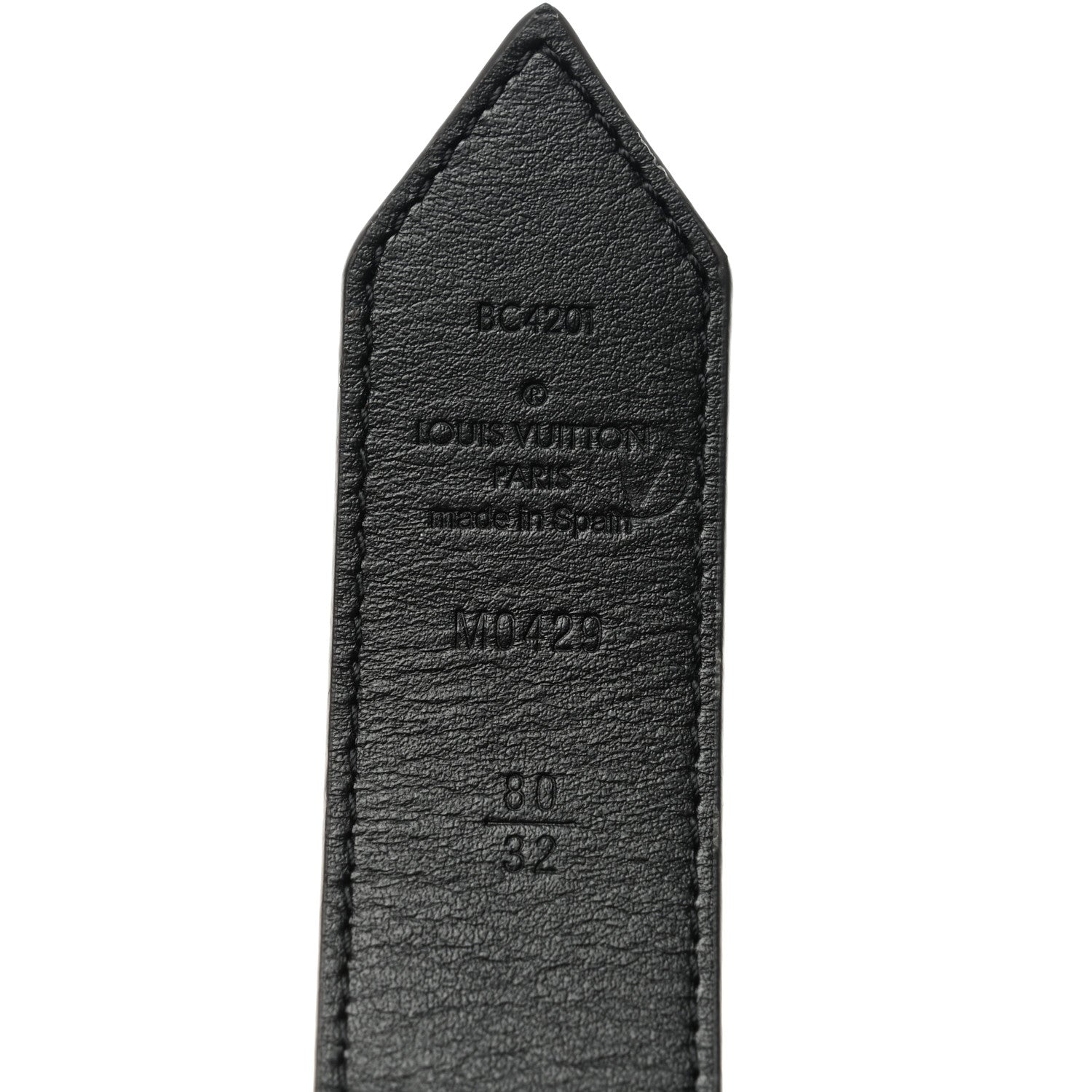 Louis Vuitton Monogram 30mm Everyday LV Chain Belt 80 32 Black 6 of 7