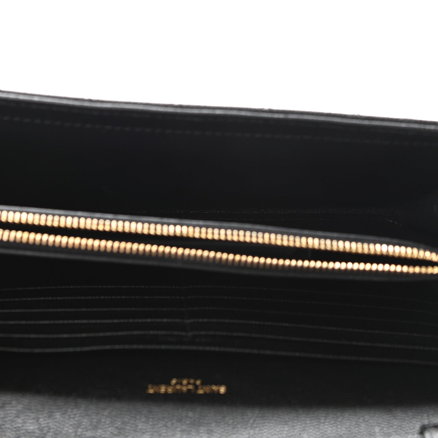 Saint Laurent Grain De Poudre Mixed Matelasse Triquilt Monogram Chain Wallet Black 5 of 9