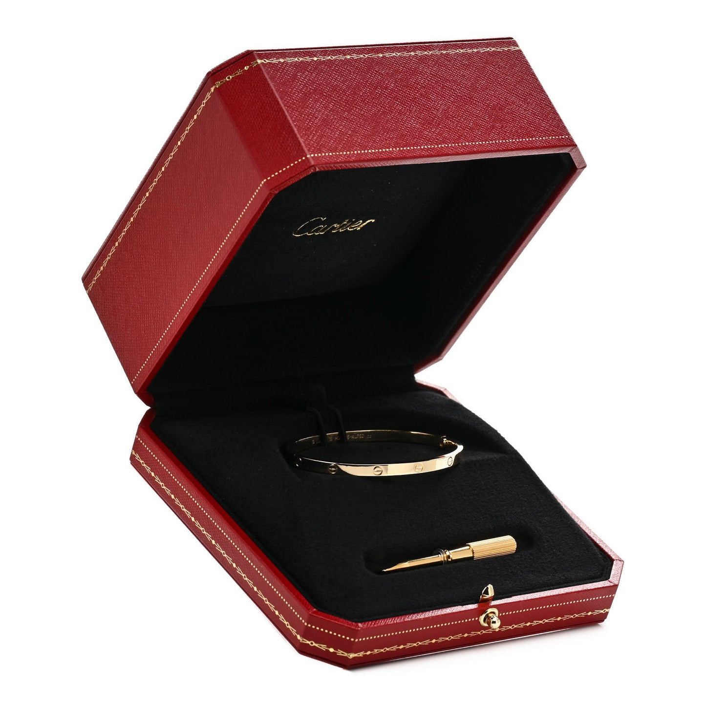 18K Yellow Gold Small LOVE Bracelet 16