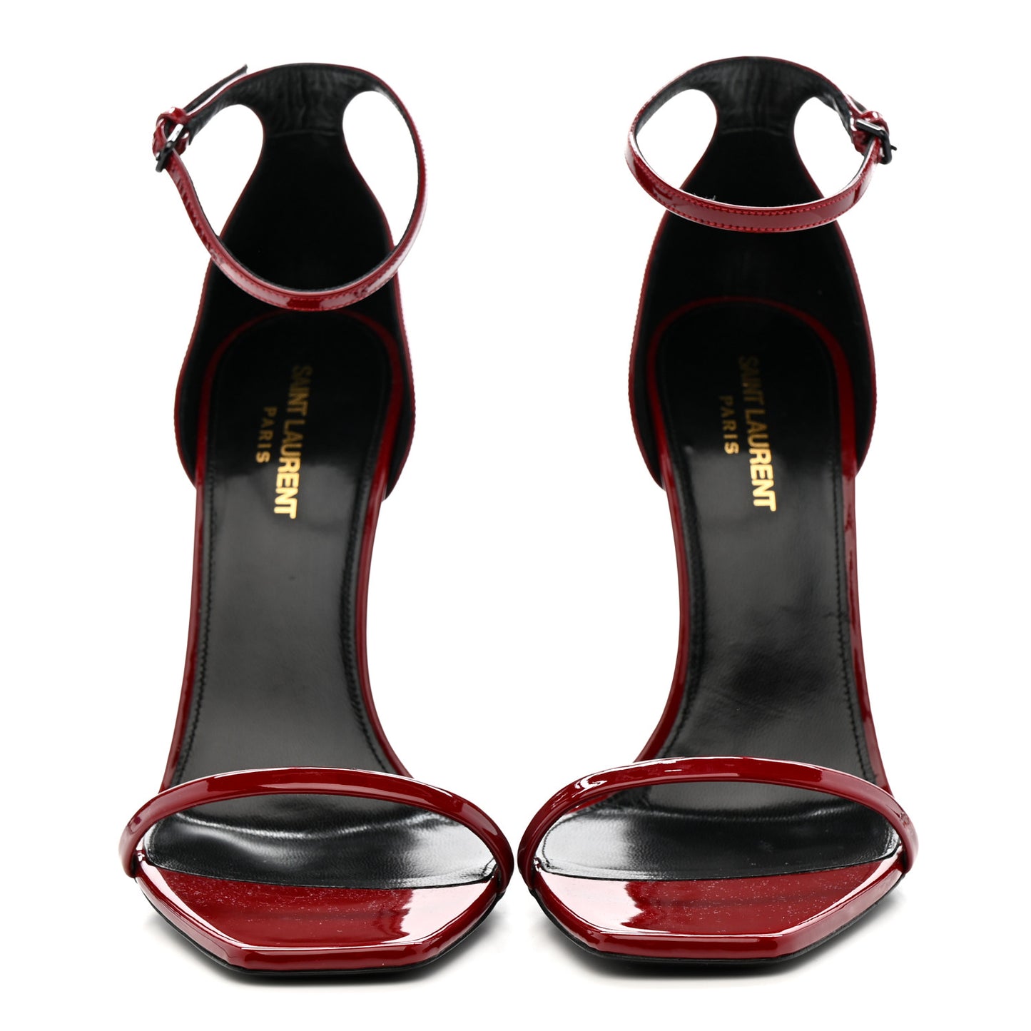 Patent Calfskin Opyum 110 Sandals 41 Red