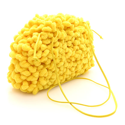 Bottega Veneta Chenille The Mini Pouch Lemon 3 of 9