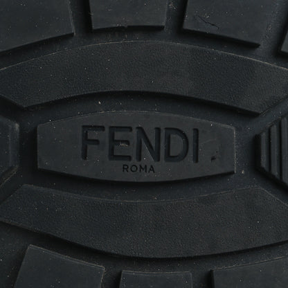 Fendi Vitello Fabric Jacquard FF 1974 Mens Fendi Force Ankle Combat Boots 12 Black Grigio 8 of 8