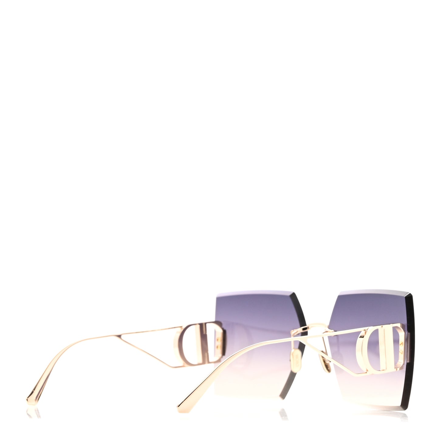 Square 30 Montaigne S7U Sunglasses Blue Pink