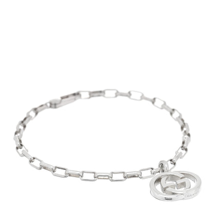 Gucci Sterling Silver Interlocking GG Bracelet 1 of 4