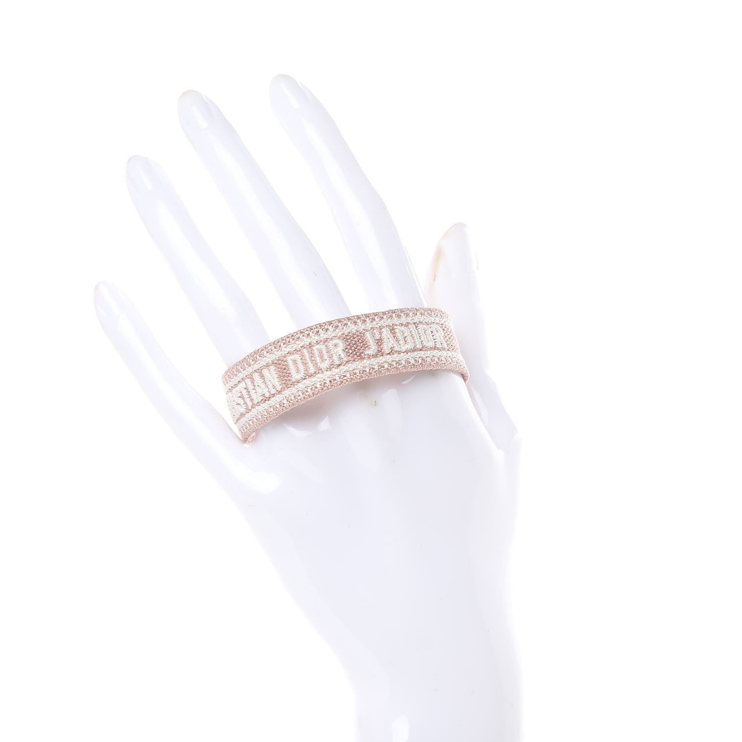 Christian Dior Woven Cotton J'Adior Friendship Bracelet Pink 1 of 3