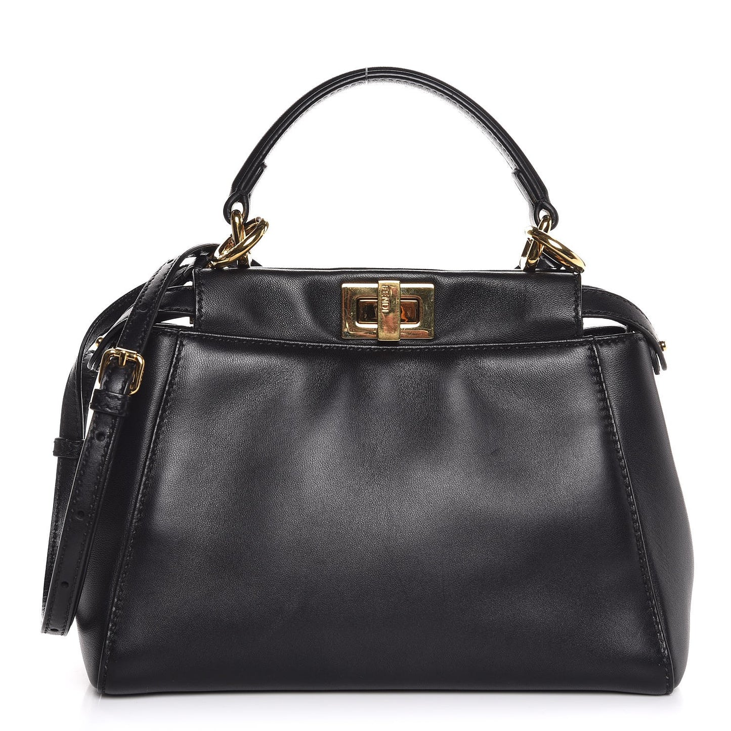 Nappa Mini Peekaboo Iconic Satchel Black