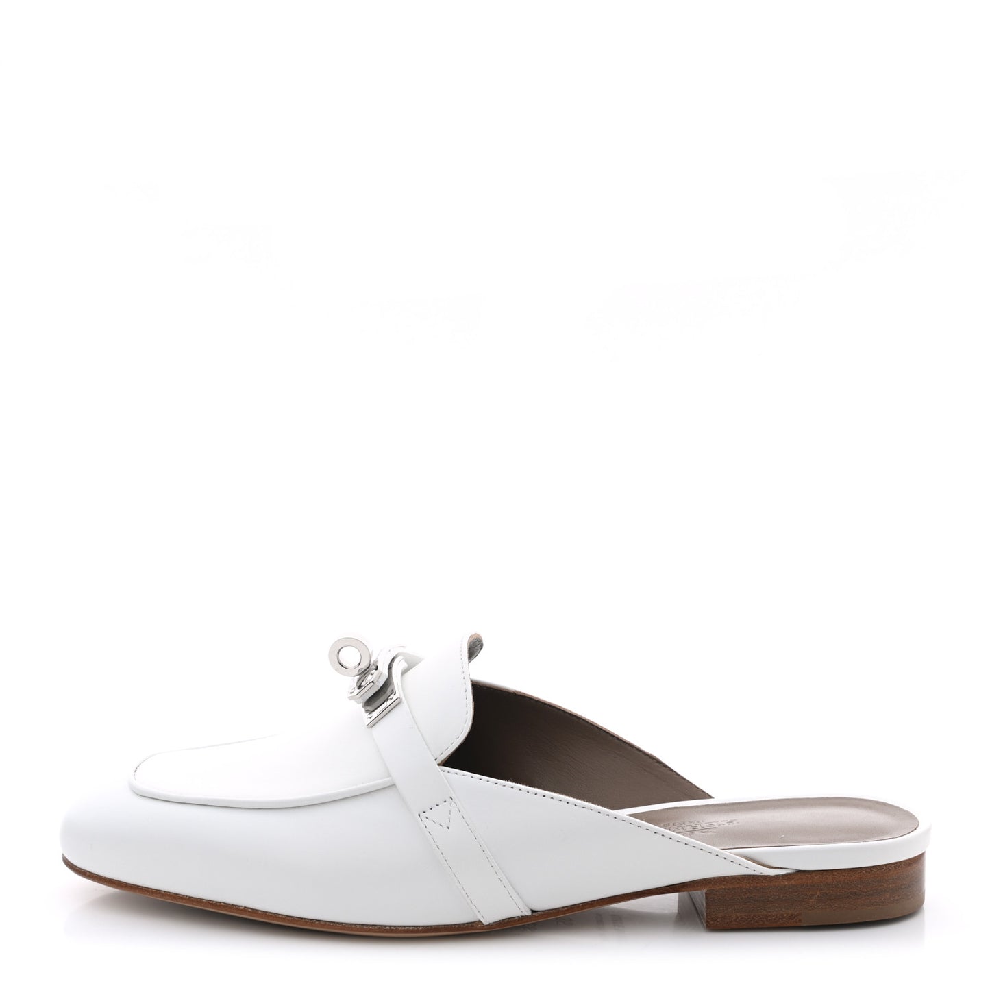 Calfskin Oz Mules 35 White