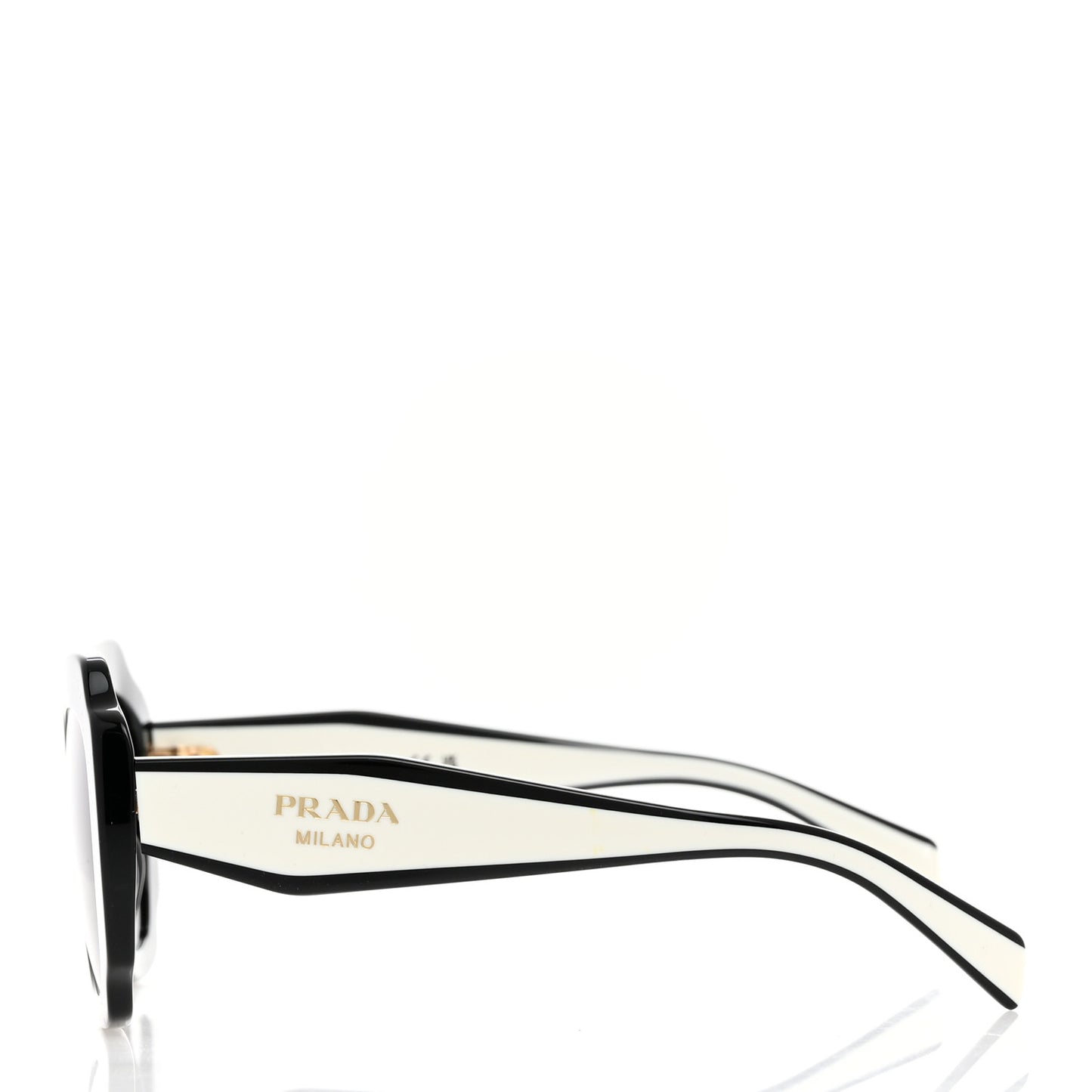 Acetate Square Sunglasses SPR 16Y Black Dark Grey