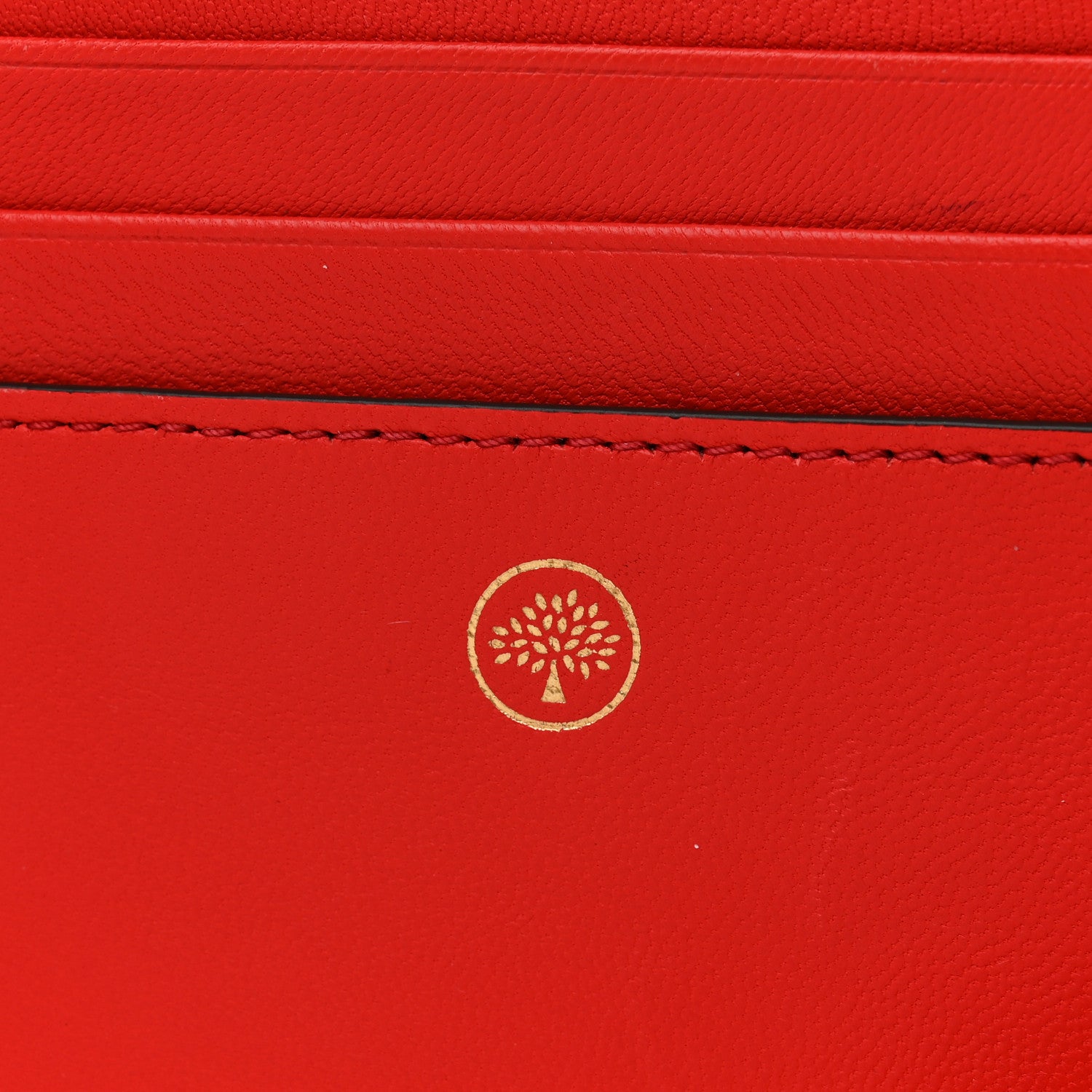 Mulberry Natural Grain Calfskin Postman's Lock Agenda Red 6 of 6