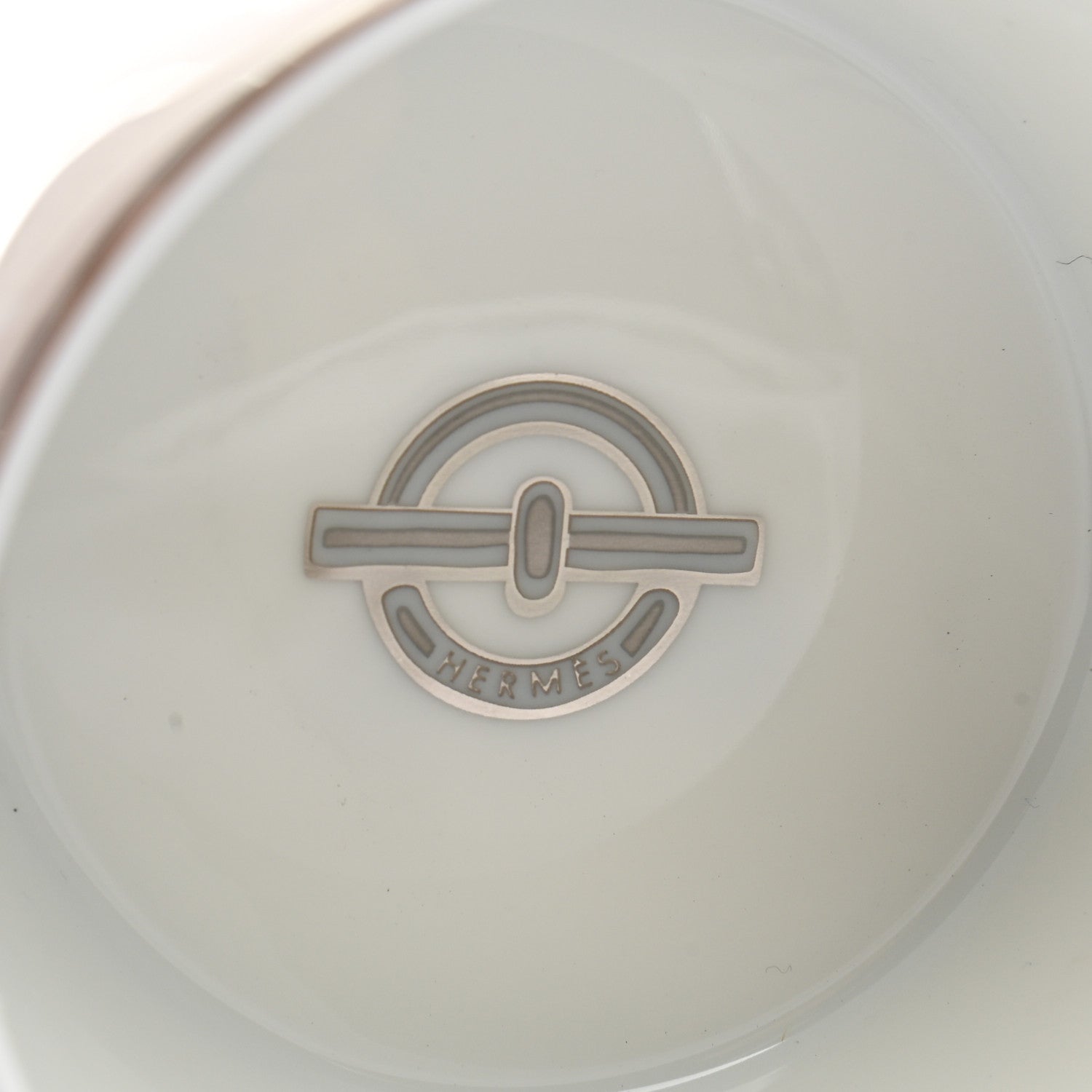 Hermes Porcelain Platinum Chaine d'Ancre Tea Cup and Saucer Set of 2 7 of 12
